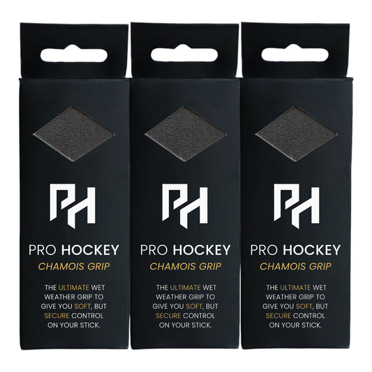 3 x ProHockey™ Chamois Grip (Grey)