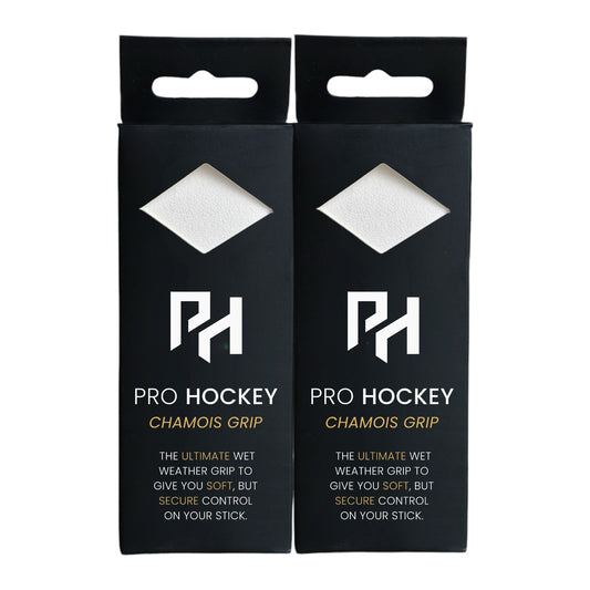 2 x ProHockey™ Chamois Grip (White)