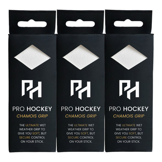 3 x ProHockey™ Chamois Grip (White)